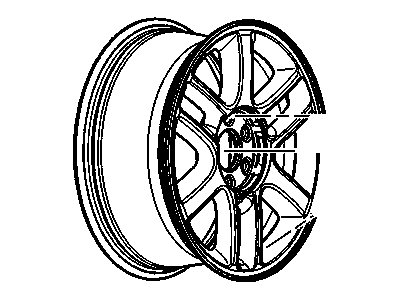 GMC 9595872 Wheel, Alloy
