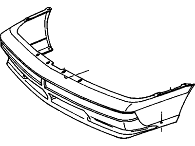 Chevy Cavalier Bumper - 22532551