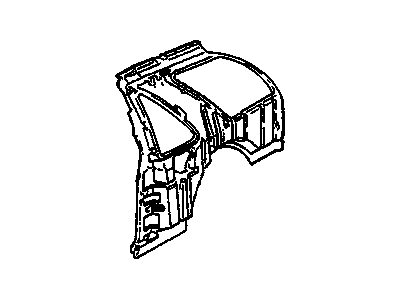 Chevy 15712627 Inner Panel Insulator