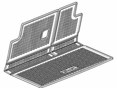GM 23190664 Tray Package, Rear Storage Compartment, Jet Black 23190664 GM Tray Package, Rear Storage Compartment, Jet Black Illustration 1 of 1