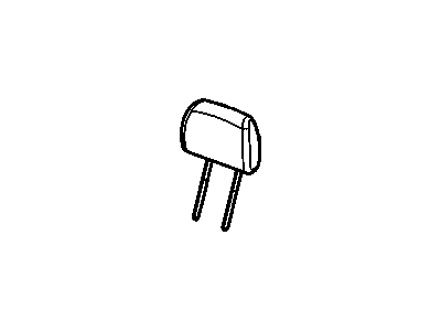 Cadillac 19122744 RESTRAINT,REAR SEAT HEAD(CASHMERE)(*KIT1)