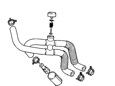 Chevy 22619322 HOSE,HEATER WATER FLOW CONTROL VALVE & BYPASS(INCLUDES 1-6,8-12)