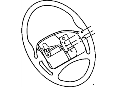Chevy 16757567 Steering Wheel