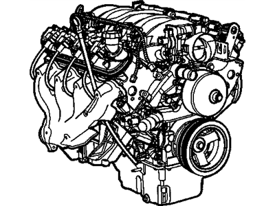 GM 19256262 Engine 19256262 GM Engine Illustration 1 of 1