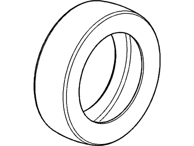 Chevy 88877701 TIRE,REAR(TIRE MANUFACTURING # 732297500)(GOODYEAR,EAGLE RS-A,P235/55R17,BW98W)