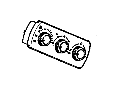 GMC Sierra 3500 Blower Control Switches - 15748176