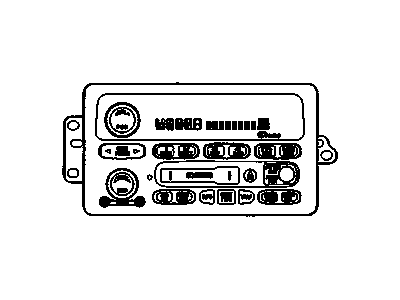 GMC 9354886 KNOB,RADIO TONE CONTROL(PART OF 12)(AUDIO)