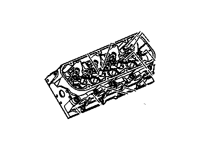 GMC Sierra 3500 Cylinder Head - 12581477