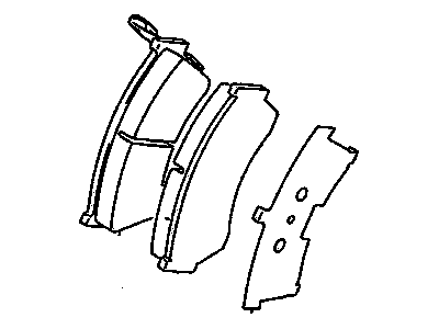 Chevy 91173482 Brake Pads