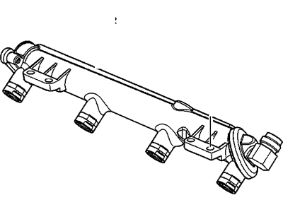 Chevy Cobalt Fuel Rail - 12591233