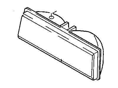 Chevy 16515793 Lens & Housing