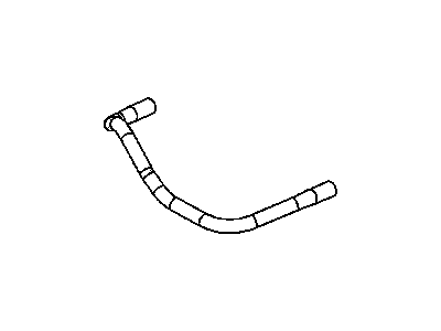 Saturn 24445233 HOSE,THROTTLE BODY HEATER OUTLET