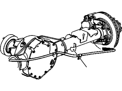GMC Parking Brake Cable - 10362946