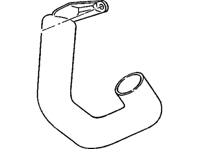 Chevy Cavalier Air Intake Coupling - 25098494