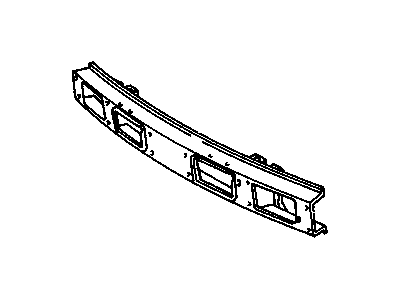 GM 14107398 Impact Bar 14107398 GM Impact Bar Illustration 1 of 1
