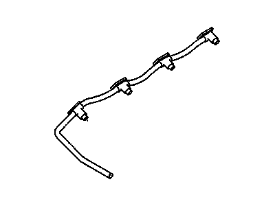 Chevy 97328733 HOSE,FUEL INJECTOR FUEL RETURN(INCLUDES O-RINGS)