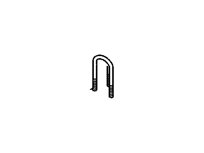 GM 15983092 Bolt U, Front Spring 15983092 GM Bolt U, Front Spring Illustration 1 of 1