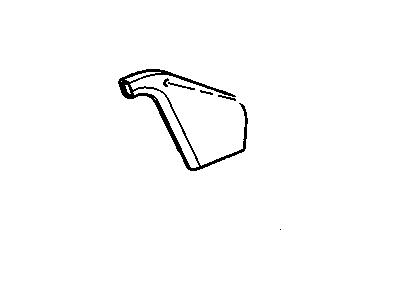 GM 22626015 Cover, Parking Brake Apply Lever 22626015 GM Cover, Parking Brake Apply Lever Illustration 1 of 1