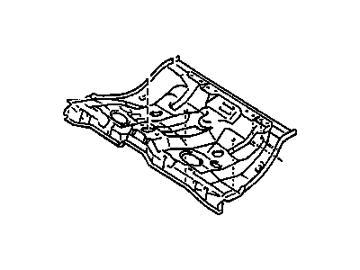 Chevy 94858797 Center Floor Pan