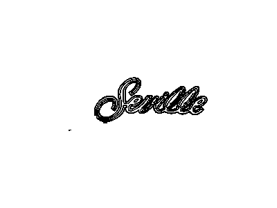 Cadillac Seville Emblem - 20288891