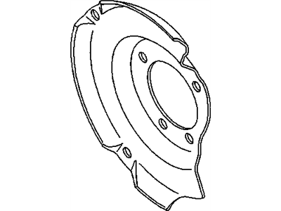 Saturn SC1 Brake Dust Shields - 21012316