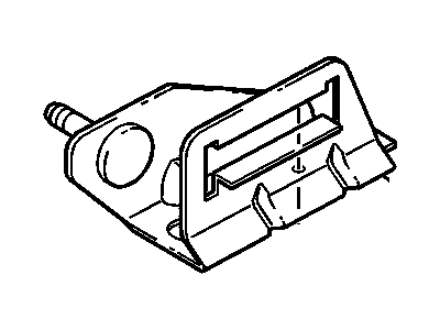 GM 3539400 ABS Regulator Mount Bracket 3539400 GM ABS Regulator Mount Bracket Illustration 1 of 1