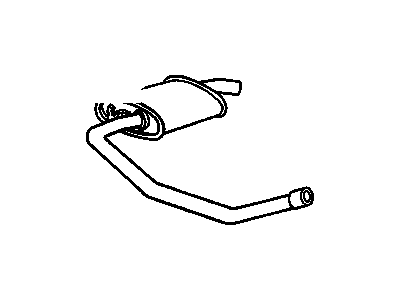 Oldsmobile Cutlass Calais Muffler - 22545678
