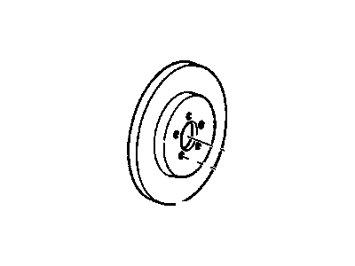 Chevy R1500 Suburban Brake Rotor - 14026765