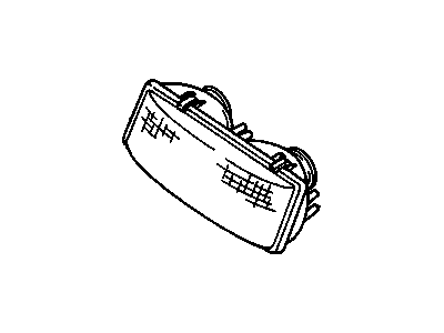 GM 16516069 Composite Headlamp, Driver Side 16516069 GM Composite Headlamp, Driver Side Illustration 1 of 1