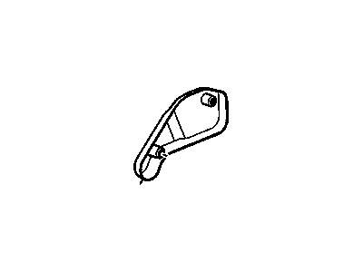 Chevy 89046457 COVER,REAR SEAT BACK LATCH(PEWTER)