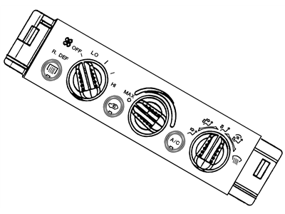 GMC 16199545 BULB,HEATER & A/C CONTROL LAMP(CODE 9545U)(9.276)