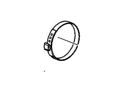 Buick 42722025 CLAMP,FRONT WHEEL DRIVE SHAFT CV JOINT OUTER BOOT OUTER(PART OF 1)(*KIT1)