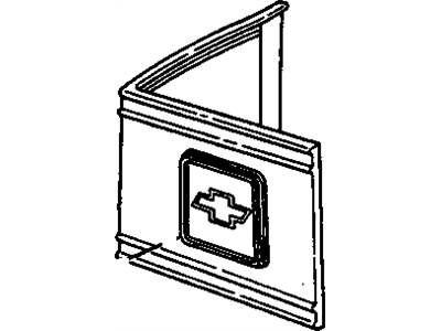 GMC R3500 Door Moldings - 14029979