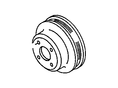 Chevy Nova Water Pump Pulley - 94840089