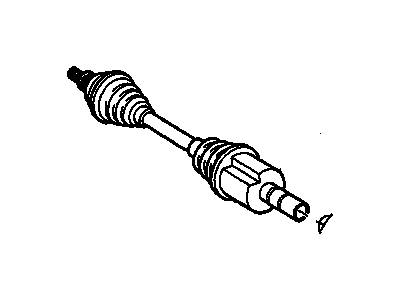Oldsmobile Cutlass Calais Axle Shaft - 26018521
