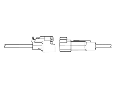 Cadillac 13581092 CONNECTOR KIT,CHASSIS WIRING HARNESS(EXHAUST PARTICULATE MATTER SENSOR)(BLACK)(4-WAY FEMALE)(W/LEADS)(SIDE ELECTRIC CODE: B136)