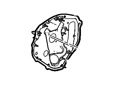 Chevy 22718156 PLATE,BRAKE PEDAL BRACKET(INCLUDES STUDS FOR BRAKE PEDAL MOTOR MOUNTING)