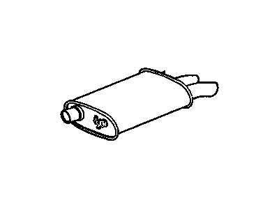Oldsmobile Cutlass Calais Muffler - 22539980