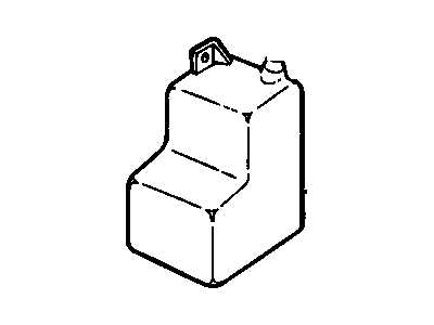 Chevy Beretta Windshield Washer Fluid Reservoir - 22127667