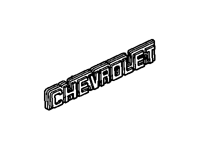 Chevy 22572573 Nameplate