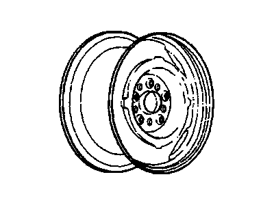 Chevy 9590603 Wheel