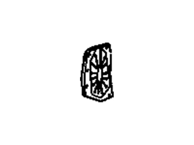 GM 14092481 Fender Liner, Front 14092481 GM Fender Liner, Front Illustration 1 of 1