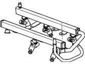 Chevrolet Uplander Fuel Rail - 12584908 Fuel Rail