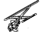 Chevrolet Metro Window Regulator - 30013893 Window Regulator, Front Driver Side