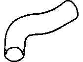 Cadillac Eldorado Radiator Hose - 25698928 Upper Hose
