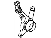 Chevrolet Metro Steering Knuckle - 30013291 Knuckle, Passenger Side