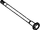 Chevrolet K3500 Axle Shaft - 12380993 Axle Shafts, Rear