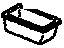 GM 12481300 Ashtray, Front GM 12481300 Ashtray, Front
