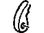 GM 12476776 Handle, A95 - Front Bucket Seat, Passenger Side GM 12476776 Handle, A95 - Front Bucket Seat, Passenger Side