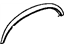 GM 20474646 Wheel Opening Molding, Front Passenger Side